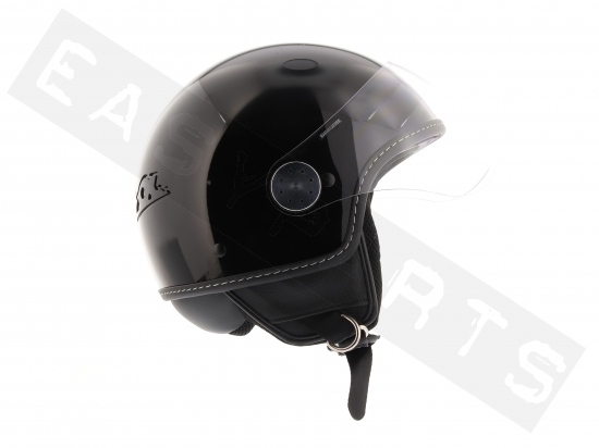 Helm Demi Jet VESPA Visor 3.0 Zwart